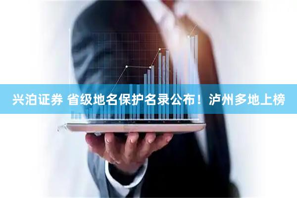 兴泊证券 省级地名保护名录公布！泸州多地上榜