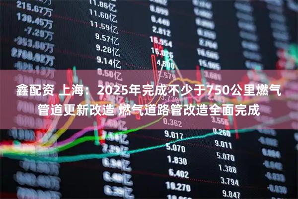 鑫配资 上海：2025年完成不少于750公里燃气管道更新改造 燃气道路管改造全面完成