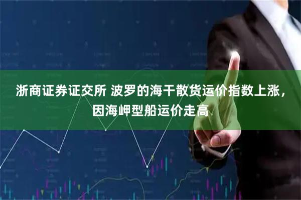 浙商证券证交所 波罗的海干散货运价指数上涨，因海岬型船运价走高