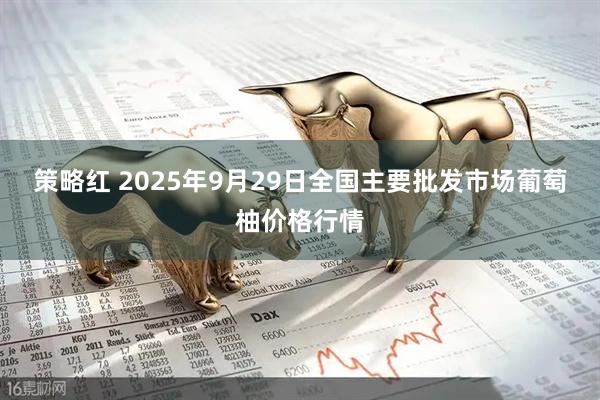 策略红 2025年9月29日全国主要批发市场葡萄柚价格行情